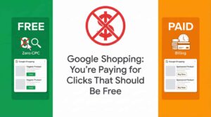 Google Shopping free listings and paid ads