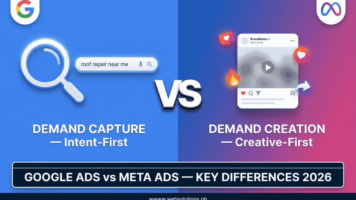 Google Ads versus Meta Ads Key Differences