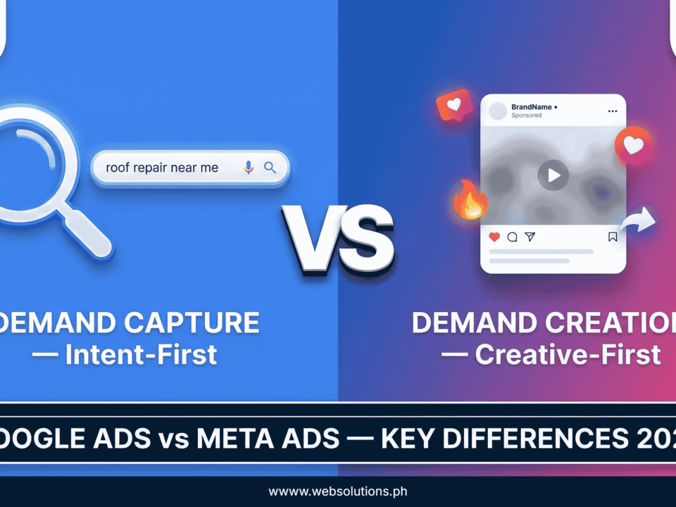 Google Ads versus Meta Ads Key Differences