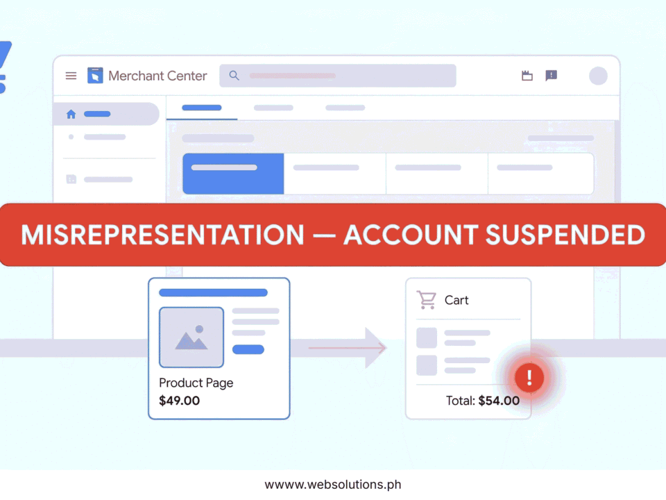 Google Merchant Center Misrepresentation