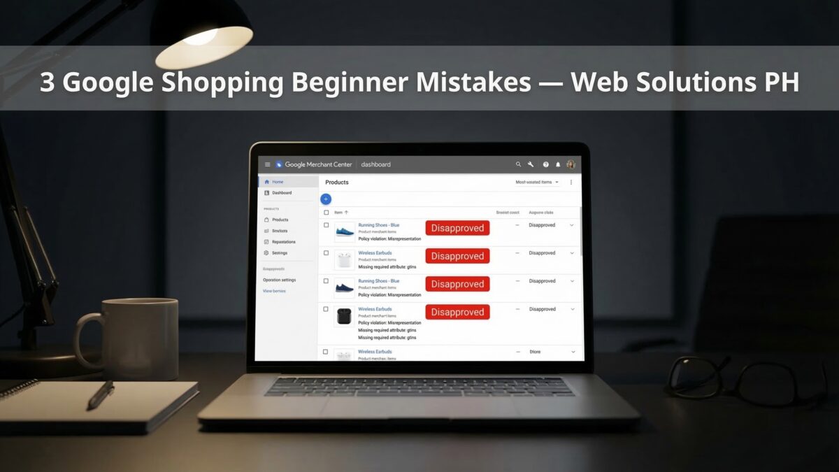 Google Shopping Mistakes