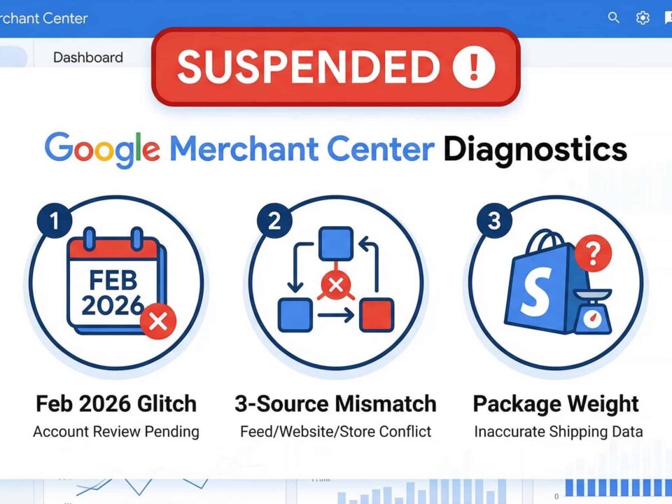 Three hidden reasons of Google Google Merchant Center suspensions