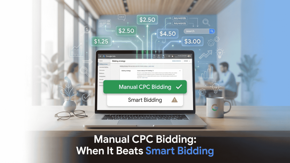 Google Ads Manual CPC Bidding vs Smart Bidding Naz Diocampo