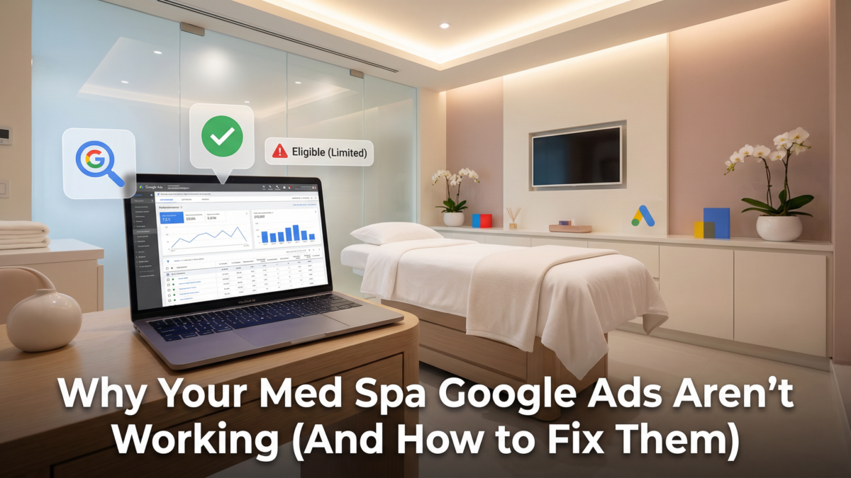 Google Ads for Med Spa Aesthetic Clinic Naz Diocampo